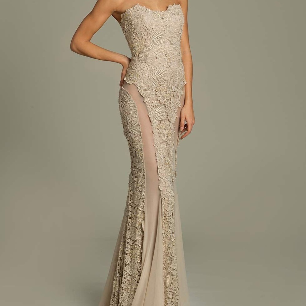 Jovani Couture Lace Dress